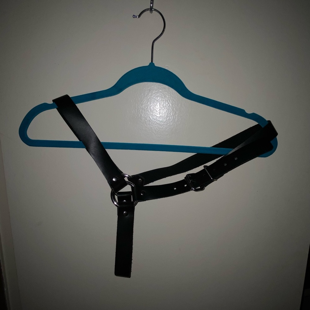 Asymmetrical Leather Harness